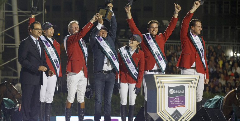 The horses and riders for the 2016 Furusiyya FEI Nations Cup Final