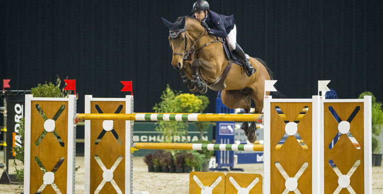 Cassio Rivetti shows a clean pair of heels in CSI3* Grand Prix of Indoor Drachten