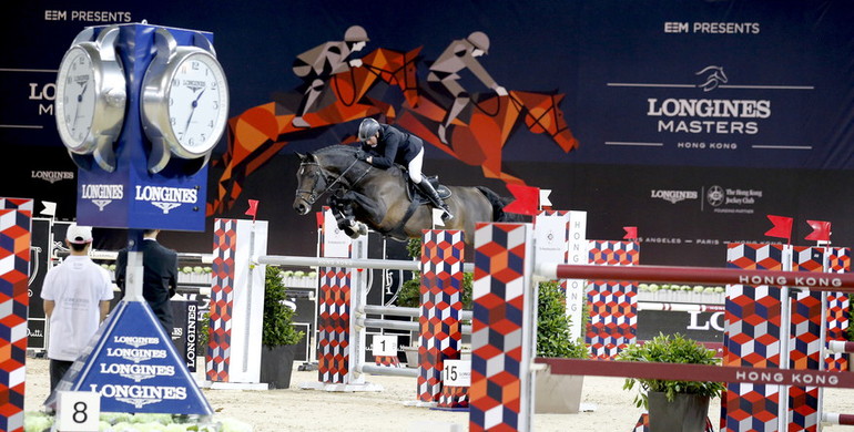 Whitaker in the winner’s circle in the Airbus Trophy