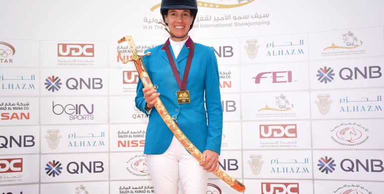 Luciana Diniz and Fit For Fun best in the CSI5* Grand Prix in Doha