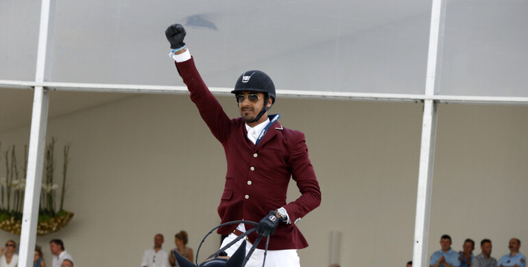 Sheikh Ali Al Thani wins FEI World Cup on home soil in Al Rayyan