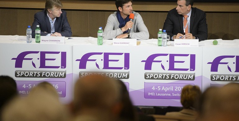 Olympic champion Steve Guerdat features on first day of FEI Sports Forum