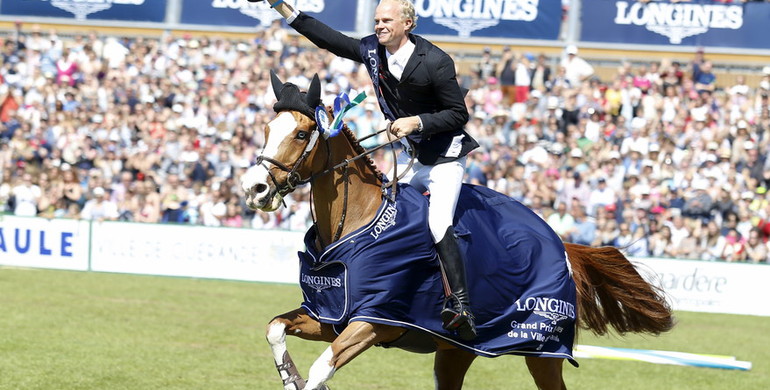 Jerome Guery and Grand Cru van de Rozenberg win the Longines Grand Prix in La Baule