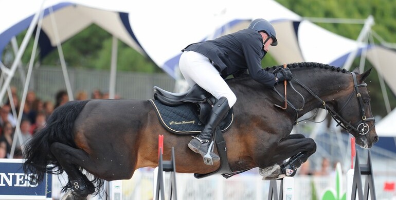 The horses and riders for the CSI5* Longines Athina Onassis Horse Show