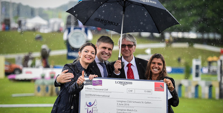 A year of celebration for JustWorld International and the Longines CSIO St.Gallen
