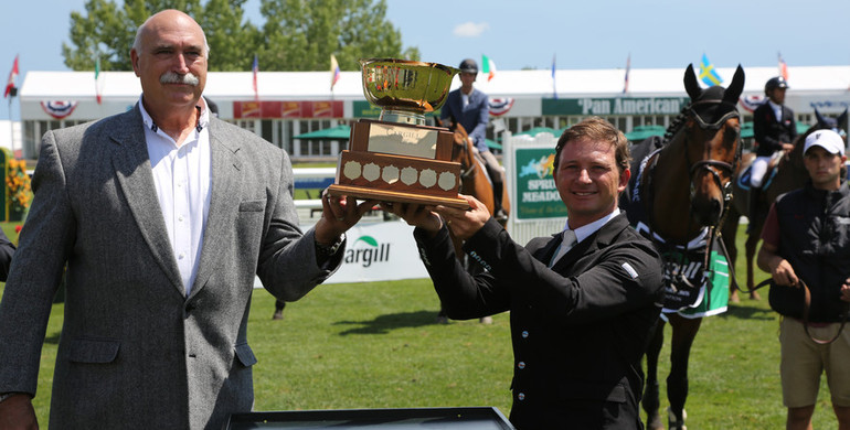 Alberto Michan earns first international victory at Spruce Meadows in Cargill Cup