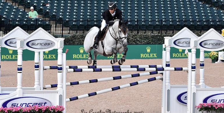 Mark Bluman and Thriller P secure victory in $35,000 1.50m Suncast® Welcome  at Tryon