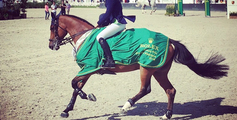 Daniel Deusser wins the Porsche in the CSI5* Grand Prix at Knokke Hippique