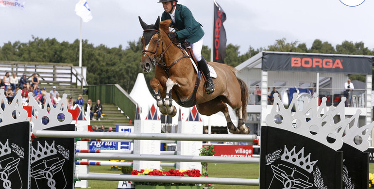 Shane Breen wins the 'Runsten Equestrian Trophy' in Falsterbo