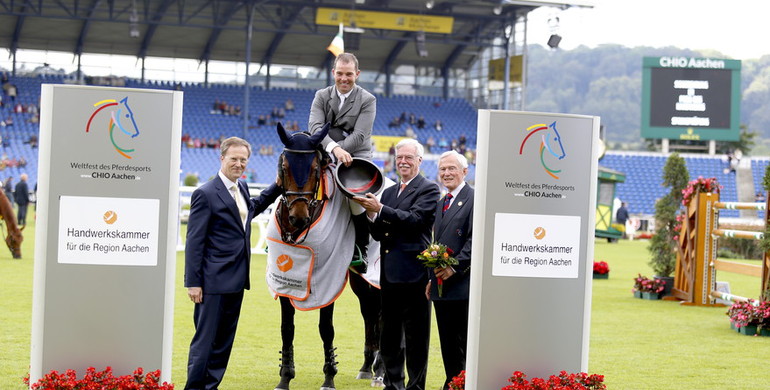 Cian O’Connor wins Prize of Handwerk aboard Lillie Keenan’s Be Gentle