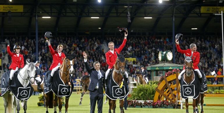 Order-to-go for Thursday's Mercedes-Benz Nations Cup in Aachen