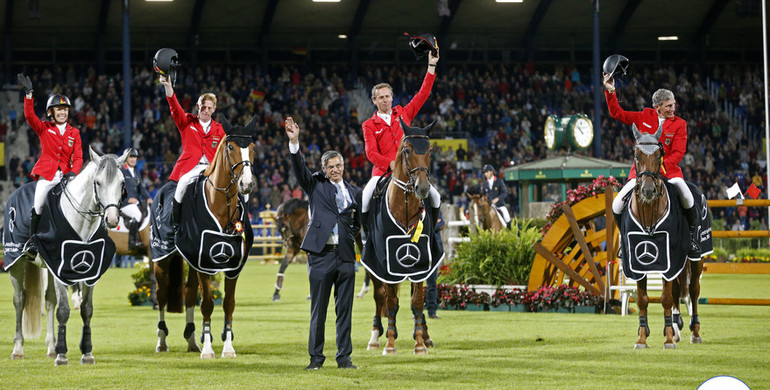 Order-to-go for Thursday's Mercedes-Benz Nations Cup in Aachen