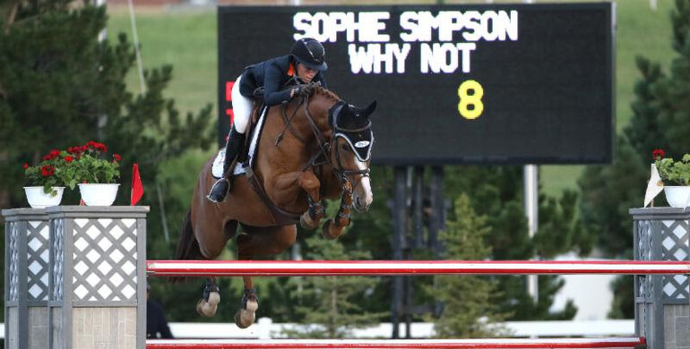Sophie Simpson shines in Young Rider individual Final aboard Why Not