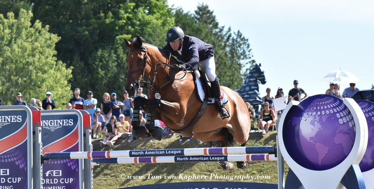 Jonathan McCrea wins the Longines FEI World Cup at Jumping Bromont
