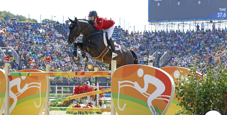 The teams and riders for the FEI Nations Cup at Thunderbird Show Park