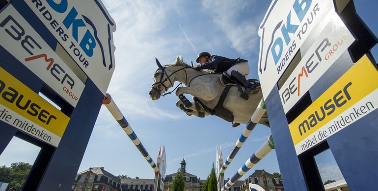 Jens Baackmann takes Saturday's 1.50 class in Münster