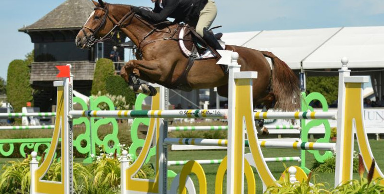 Shane Sweetnam wins $10,000 Great Southwest Equestrian Center Jumper Class at Hampton Classic