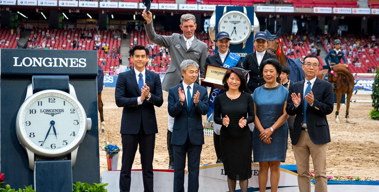 Jane Richard Philips rides to victory in Longines Equestrian Beijing Masters