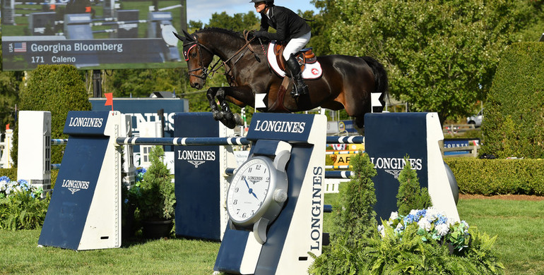 Georgina Bloomberg clinches hometown win in American Gold Cup qualifier with Caleno 3