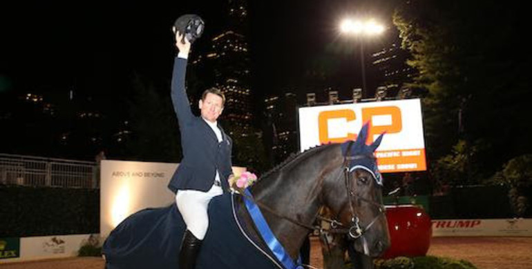 McLain Ward and HH Carlos Z win U.S. Open Canadian Pacific speed class at the Rolex Central Park Horse Show