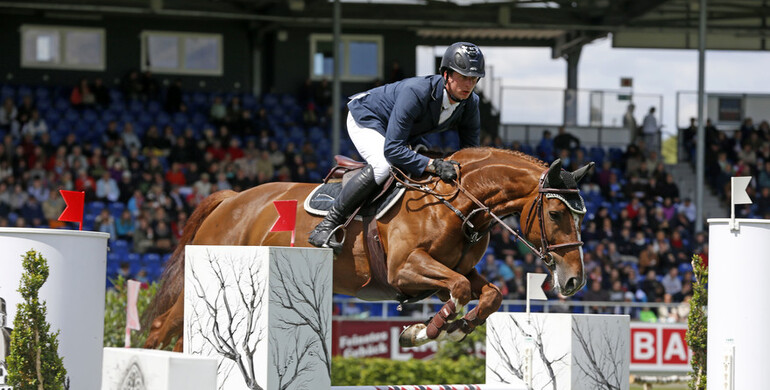 Felix Hassman wins Friday's feature class at CSI4* Gross Viegeln