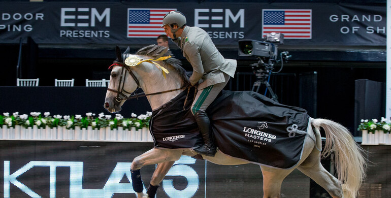 Emanuele Gaudiano opens Longines Masters of Los Angeles with a win