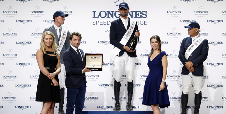 Nayel Nassar beats the clock with undeniable precision in Longines Speed Challenge