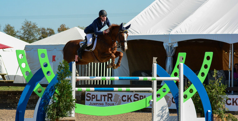Daniel Coyle takes first and second in first major class at Split Rock Jumping Tour's CSI3* Bourbon International