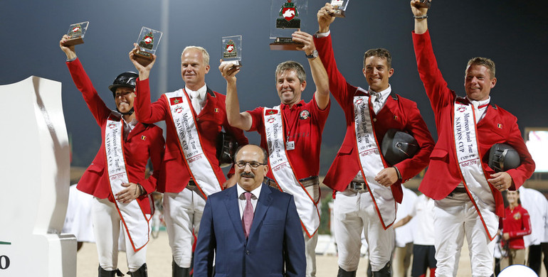 Belgium tops the podium in the CSIO3* Nations Cup in Rabat