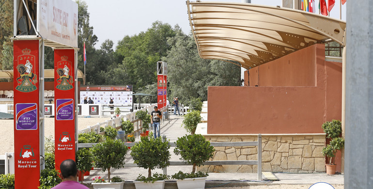 Touring the show grounds at Royal Club Equestre Dar Es Salam