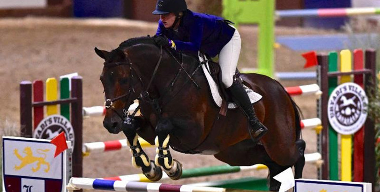Audrey Coulter and Capital Colnardo earn their second win at the Sacramento International Horse Show
