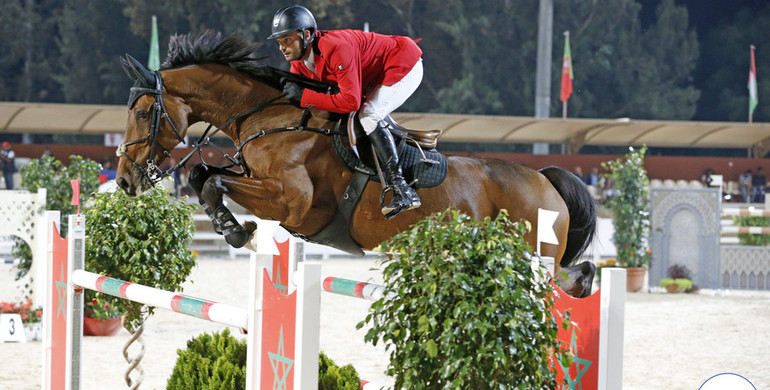 Ibrahim Bisharat wins the CSI3* World Cup at the Morocco Royal Tour in El Jadida