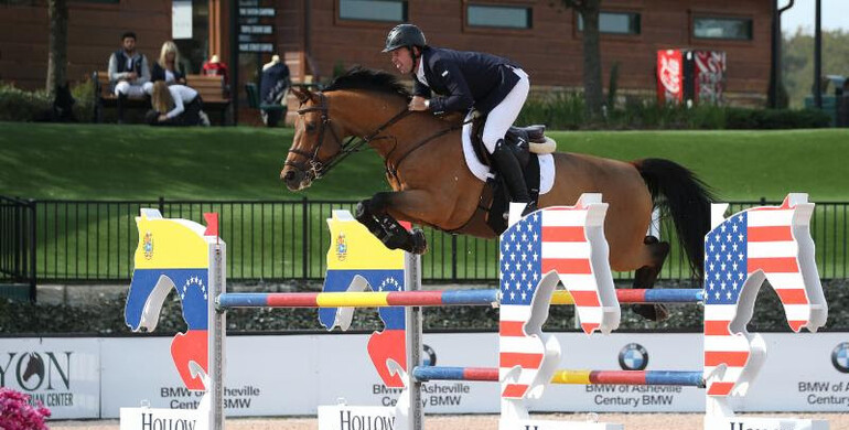 Hardin Towell and New York best 1.50m Suncast® Welcome