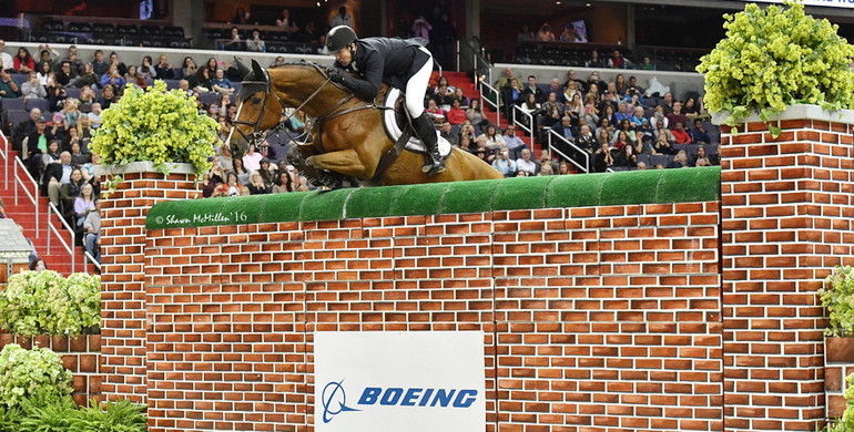 Ward and Vale clear seven feet to tie for victory in $25,000 International Jumper Puissance, presented by The Boeing Company