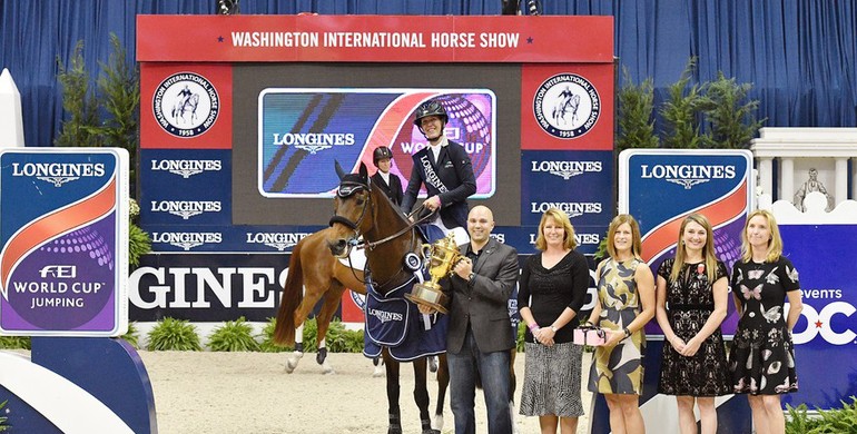 Lauren Hough and Ohlala win $130,000 Longines FEI World Cup of Washington, presented by Events DC