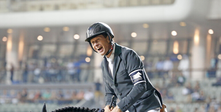 Unforgettable LGCT night in Doha for Rolf-Göran Bengtsson and Casall Ask