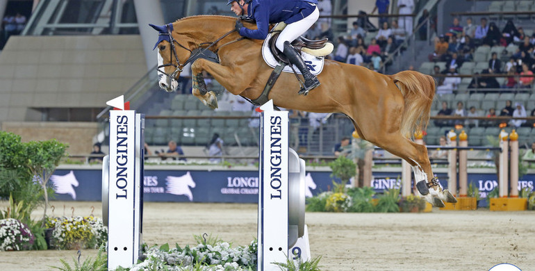 The horses and riders for CSI5* Al Shaqab