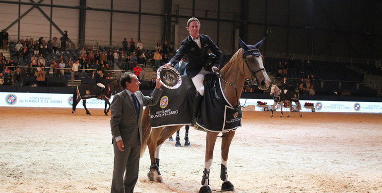 Ben Maher takes a win for the team in the UAX Trophy in Madrid