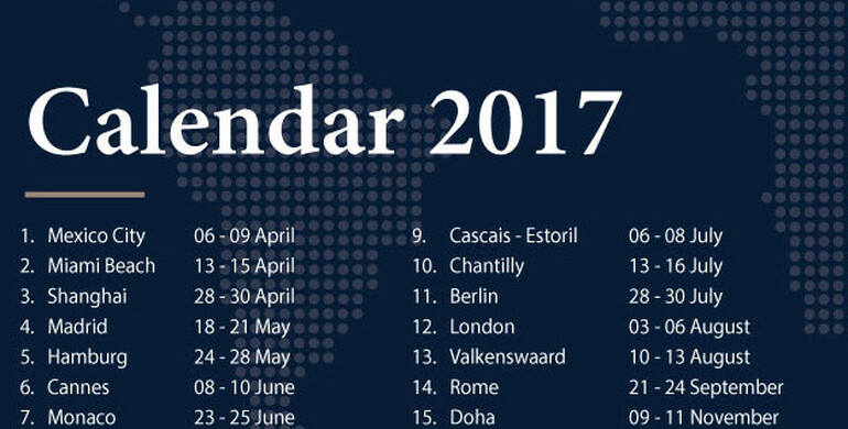 Capital cities join 2017 Longines Global Champions Tour circuit