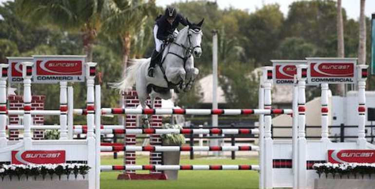 Marilyn Little and Clearwater top Suncast® 1.50m Championship Jumper Classic at WEF