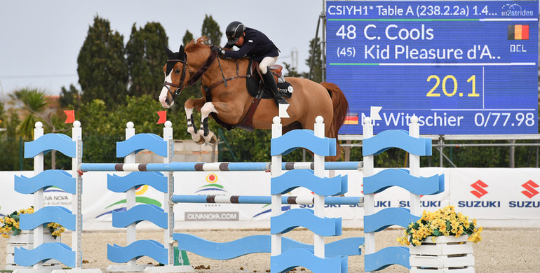 Kid Pleasure d'Asschaut, Tuilleadh Uisce Beatha and Ashgrove Lexington best in Spring MET II Young Horse Finals