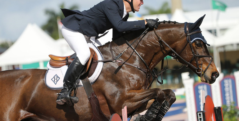 McLain Ward and HH Carlos Z top Nutrena Jumper Classic