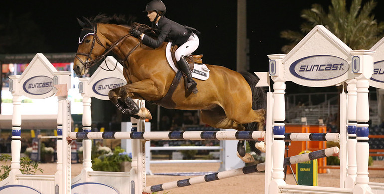 Lucy Deslauriers, Eugenio Garza and Jimmy Torano are Saturday's winner at WEF