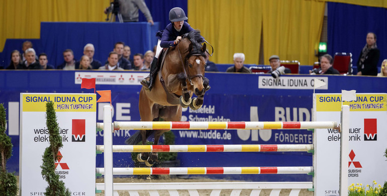 Sanne Thijssen and Con Quidam Rb win CSI4* Grand Prix of Dortmund