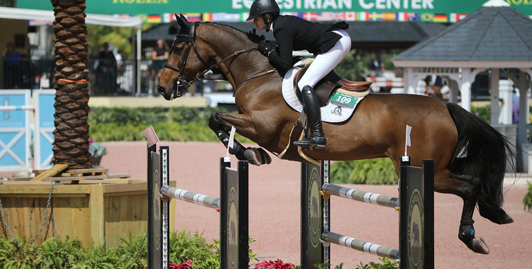 Tiffany Foster and Victor win Suncast® 1.50m at WEF