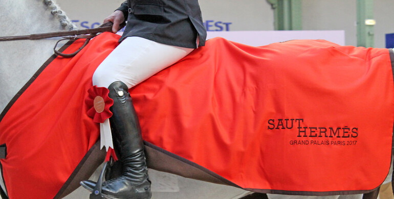 The horses and riders for the CSI5* Saut Hermès in Paris