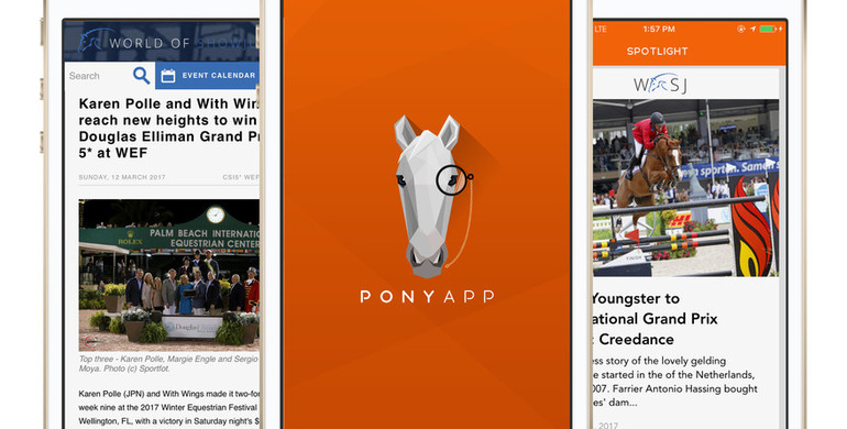 World of Showjumping partners up with PonyApp