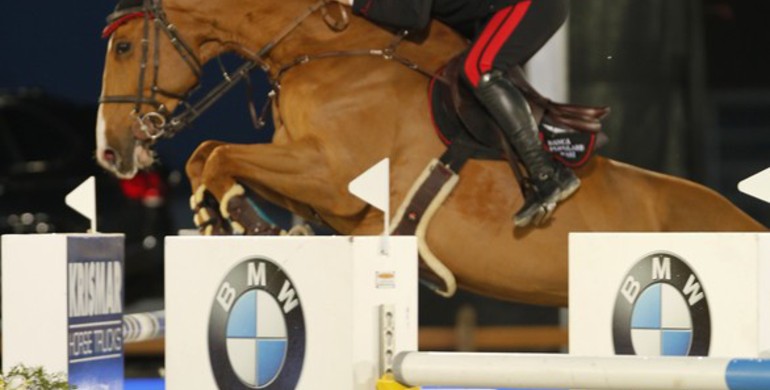 Emanuele Gaudiano best in Accenture JumpingClash Challenge qualifier in Antwerp