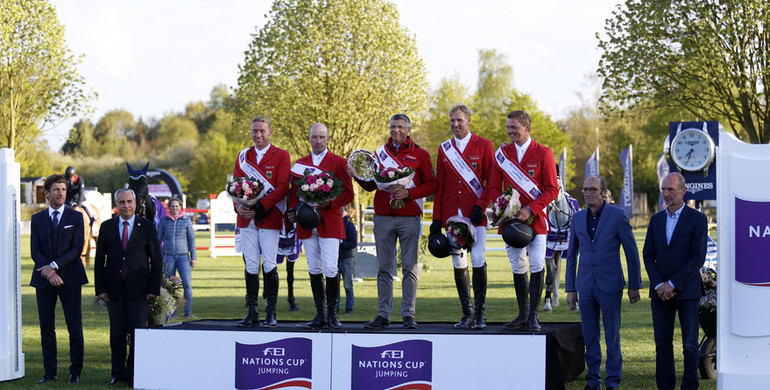 Germany grabs maximum of Nations Cup points in Lummen after a three-team jump-off