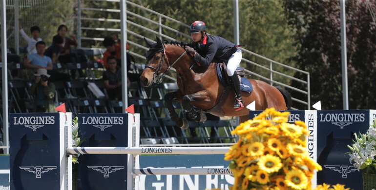 Kenneth Cheng wins the Longines FEI World Cup in Beijing